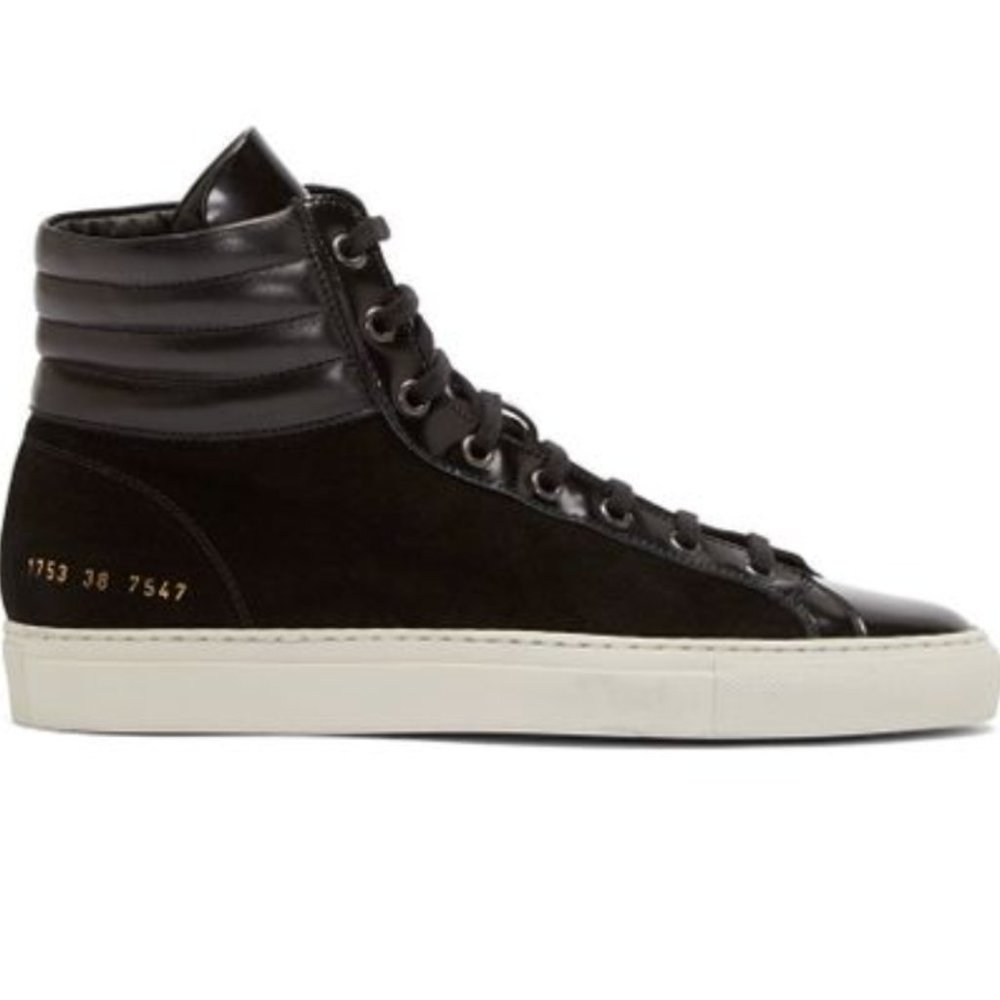 Common Projects Achilles Premium High Top Sneakers